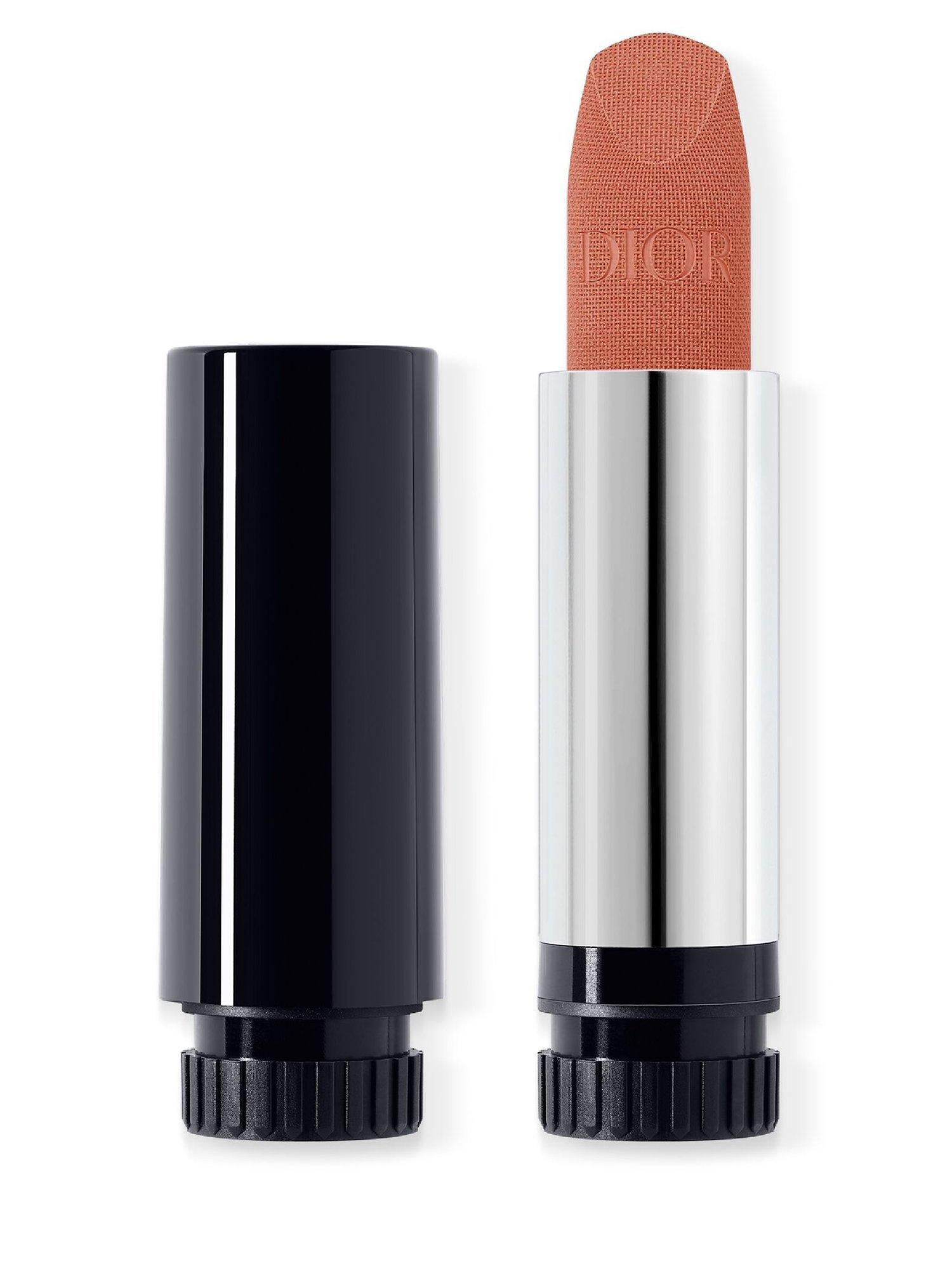 Product image 1 of 8, which shows DIOR Rouge Dior Couture Colour Lipstick Refill - Velvet Finish, 200 Nude Touch