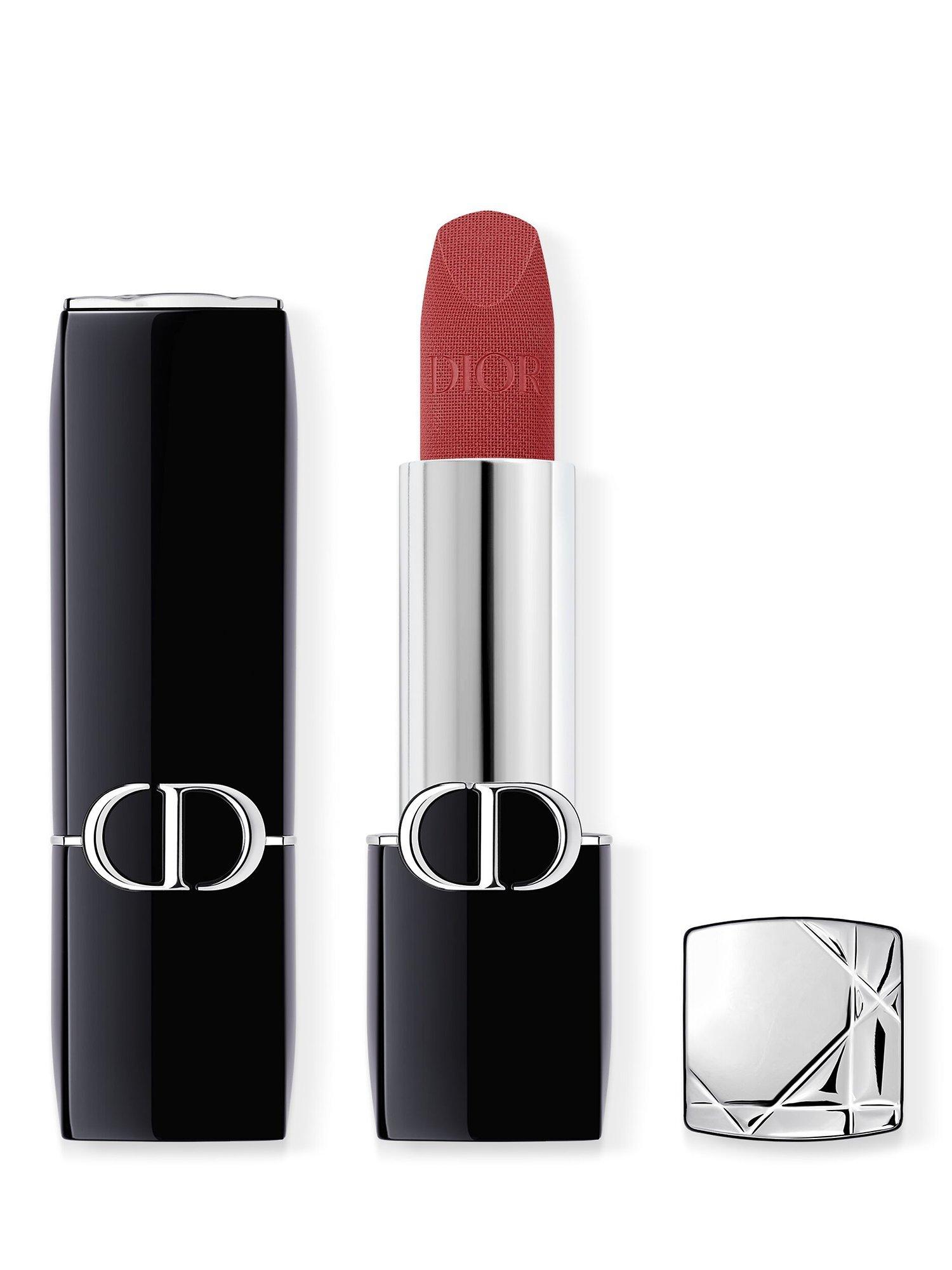 Product image 1 of 7, which shows DIOR Rouge Dior Couture Colour Lipstick - Velvet Finish, 720 Icone