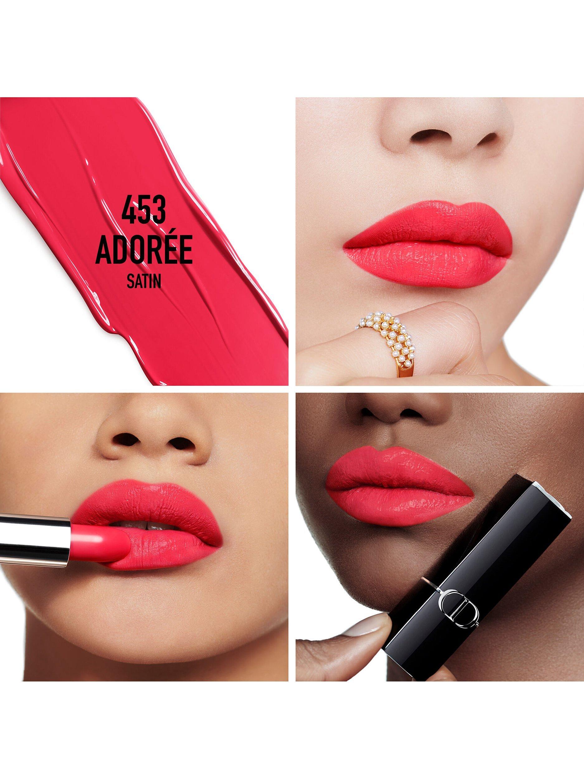 Product image 2 of 8, which shows DIOR Rouge Dior Couture Colour Lipstick - Satin Finish, 453 Adoree