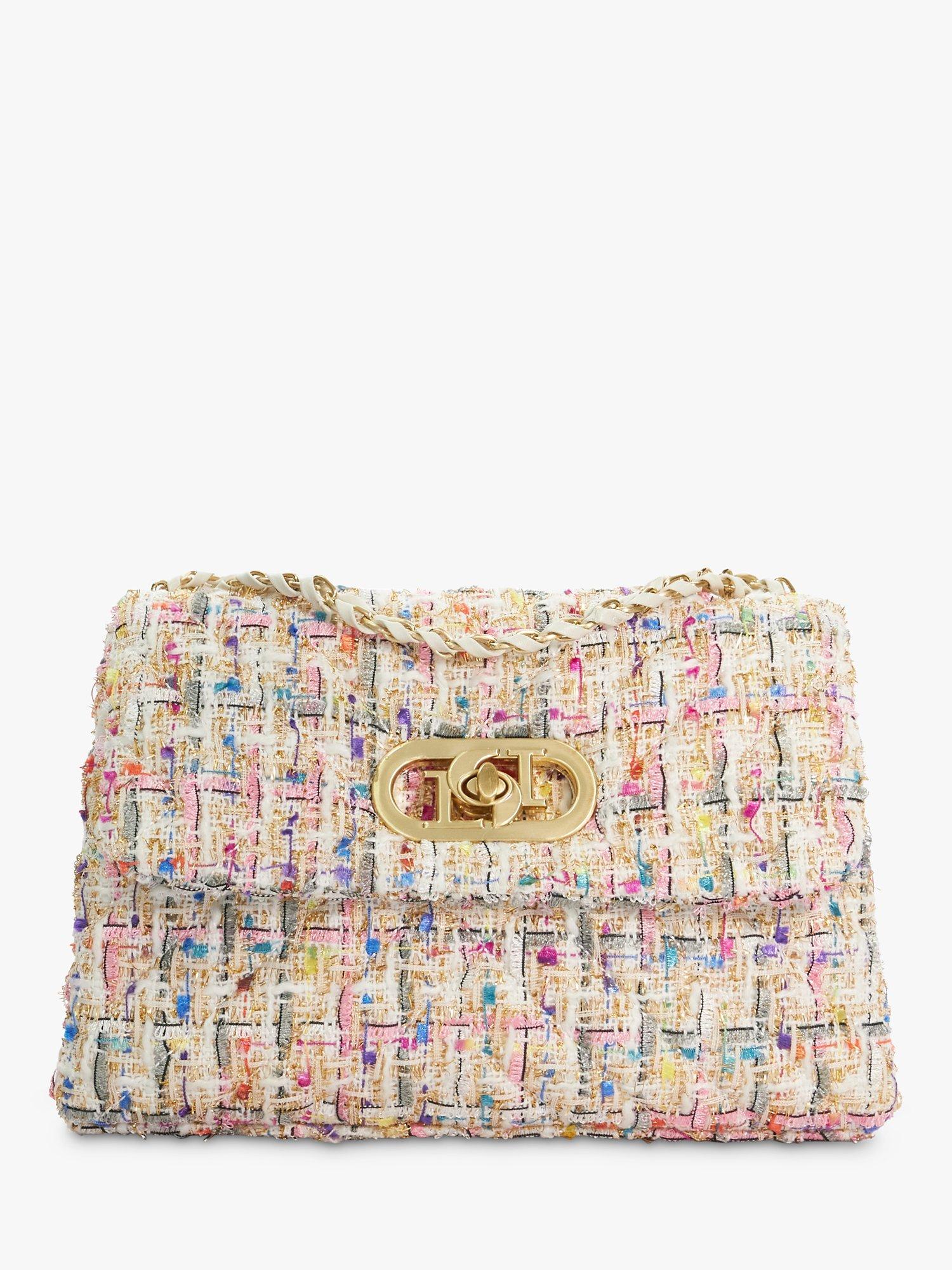 Product image 1 of 5, which shows Dune London Regent Small Quilted Shoulder Bag, Multi