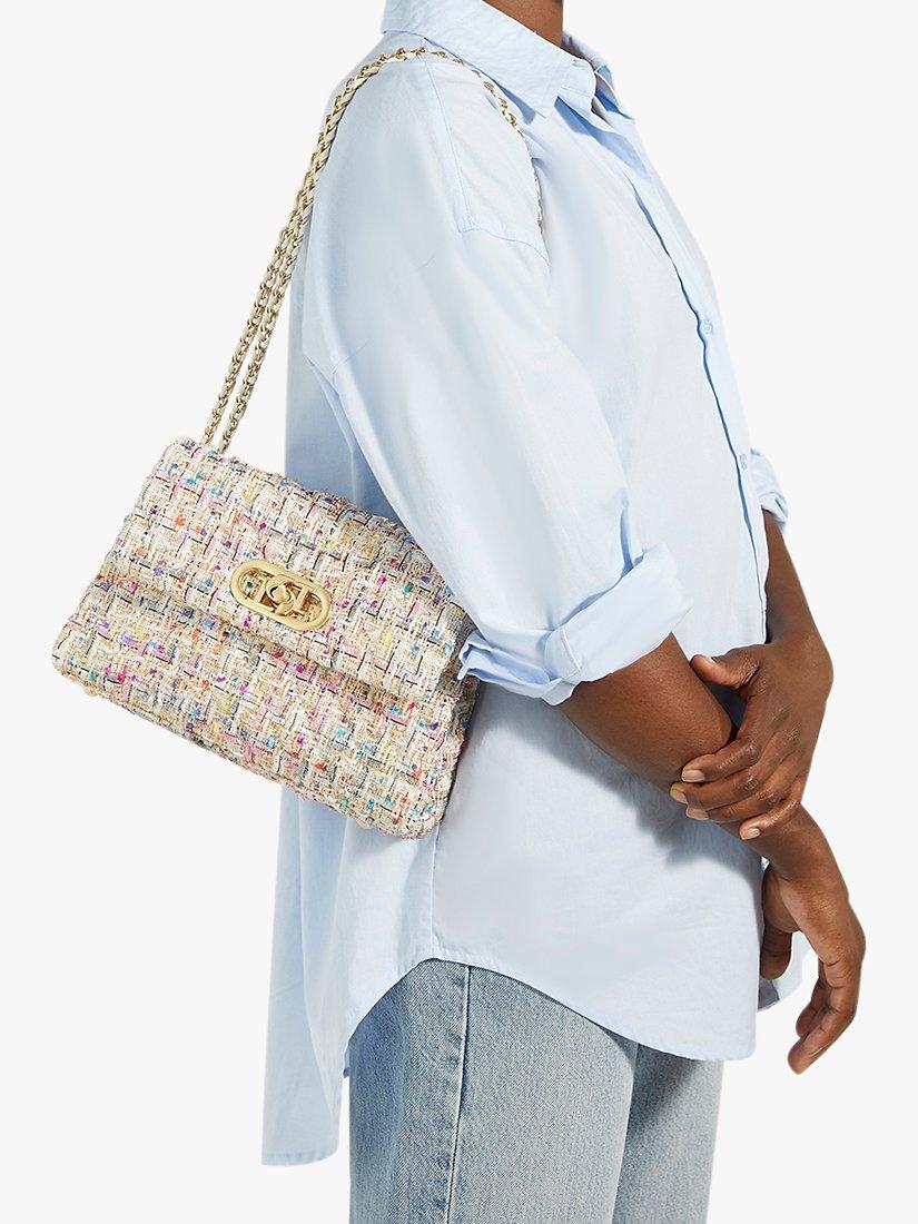 Product image 5 of 5, which shows Dune London Regent Small Quilted Shoulder Bag, Multi