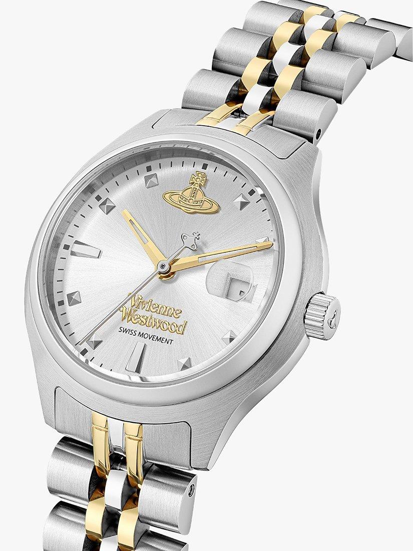 Product image 2 of 6, which shows Vivienne Westwood Women's Little Camberwell Bracelet Strap Watch, Silver VV311SLSG