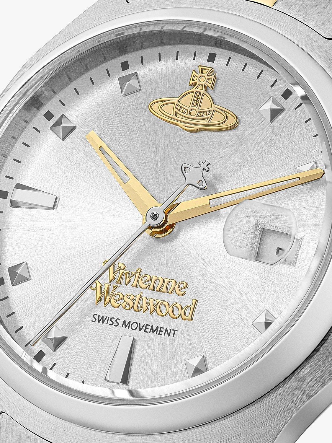 Product image 3 of 6, which shows Vivienne Westwood Women's Little Camberwell Bracelet Strap Watch, Silver VV311SLSG