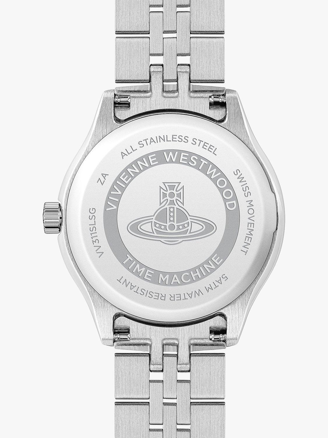 Product image 5 of 6, which shows Vivienne Westwood Women's Little Camberwell Bracelet Strap Watch, Silver VV311SLSG