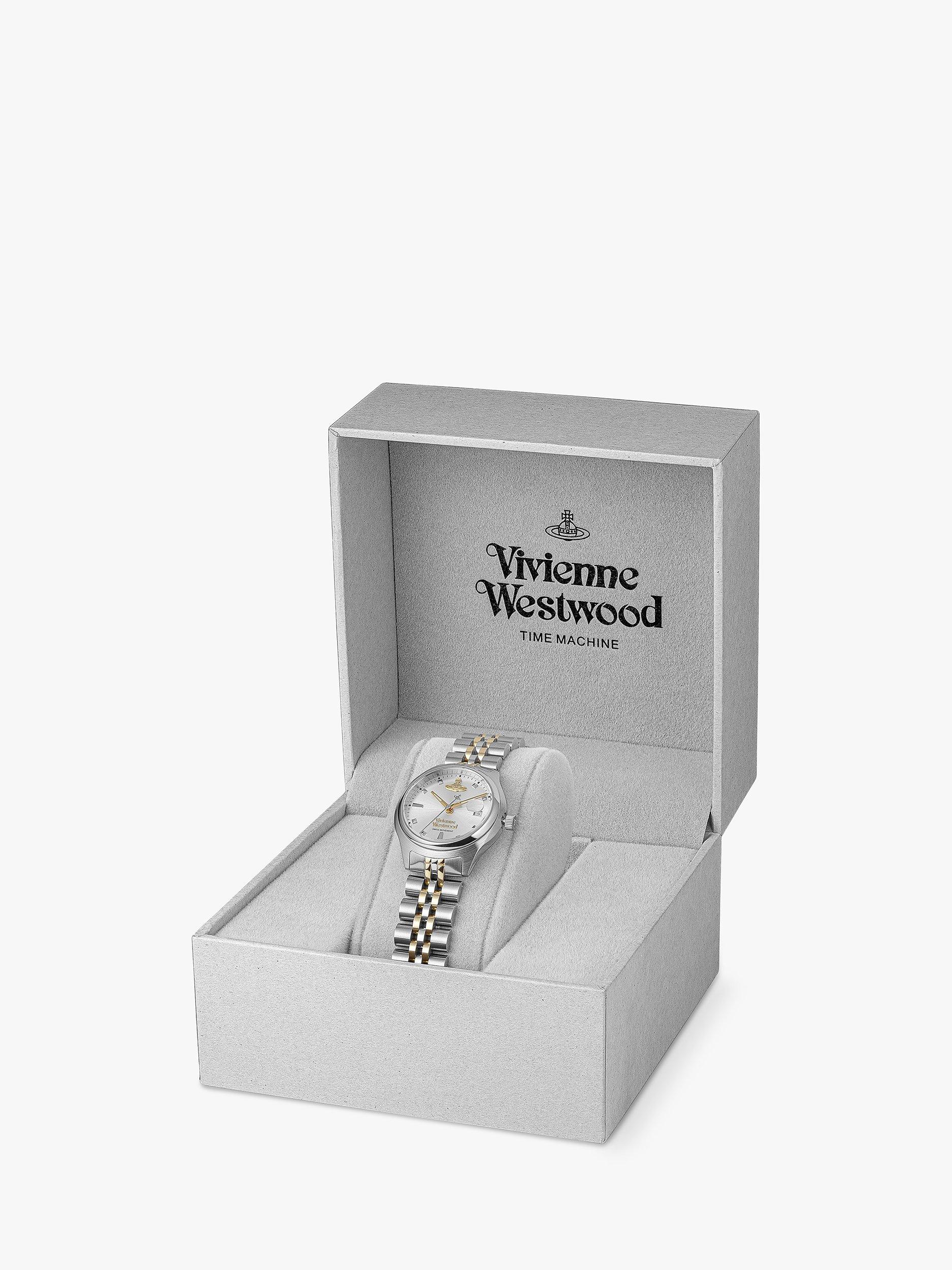 Product image 6 of 6, which shows Vivienne Westwood Women's Little Camberwell Bracelet Strap Watch, Silver VV311SLSG