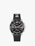 HUGO BOSS Men's Runner Silicone Strap Watch