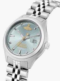 Vivienne Westwood Women's Little Camberwell Bracelet Strap Watch - view 2, Silver/Blue Vv311lblsl