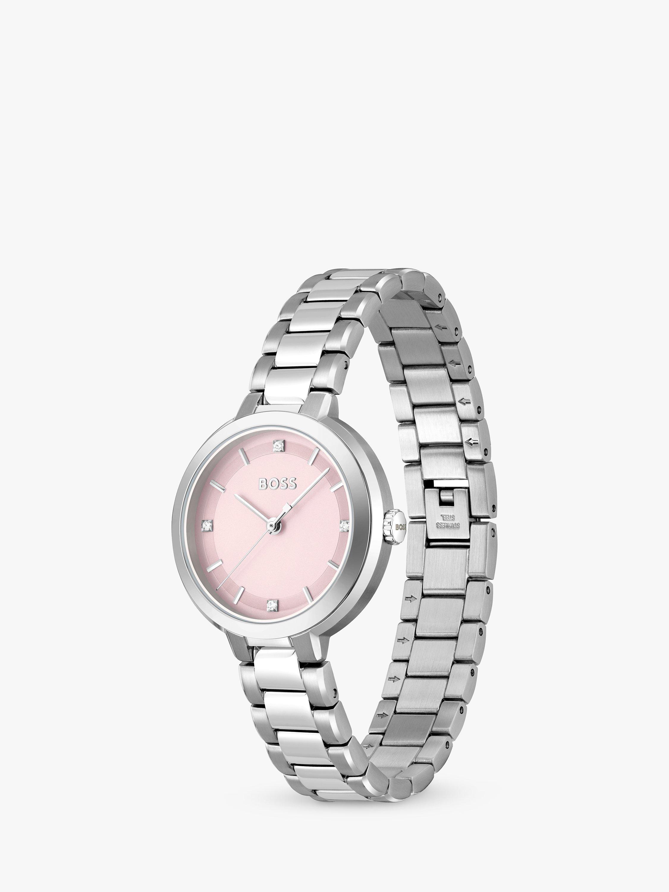 Product image 3 of 6, which shows HUGO BOSS 1502757 Women's Sena Bracelet Strap Watch, Silver 1502757