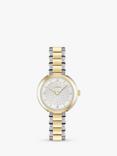 HUGO BOSS 1502761 Women's Sena Monogram Dial Bracelet Strap Watch, Silver