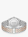 BOSS 1514135 Men's Principle Bracelet Strap Watch, Silver/Gold