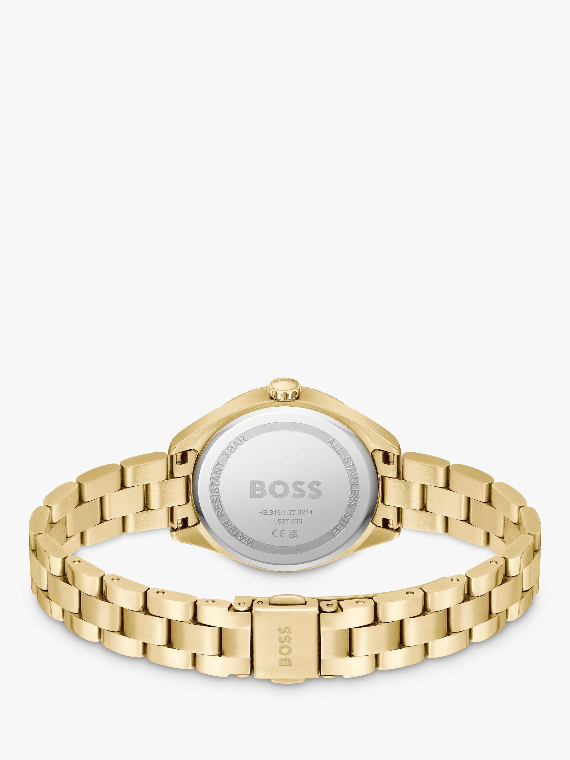 Product image 2 of 6, which shows HUGO BOSS Women's Sage Bracelet Strap Watch, Gold 1502729