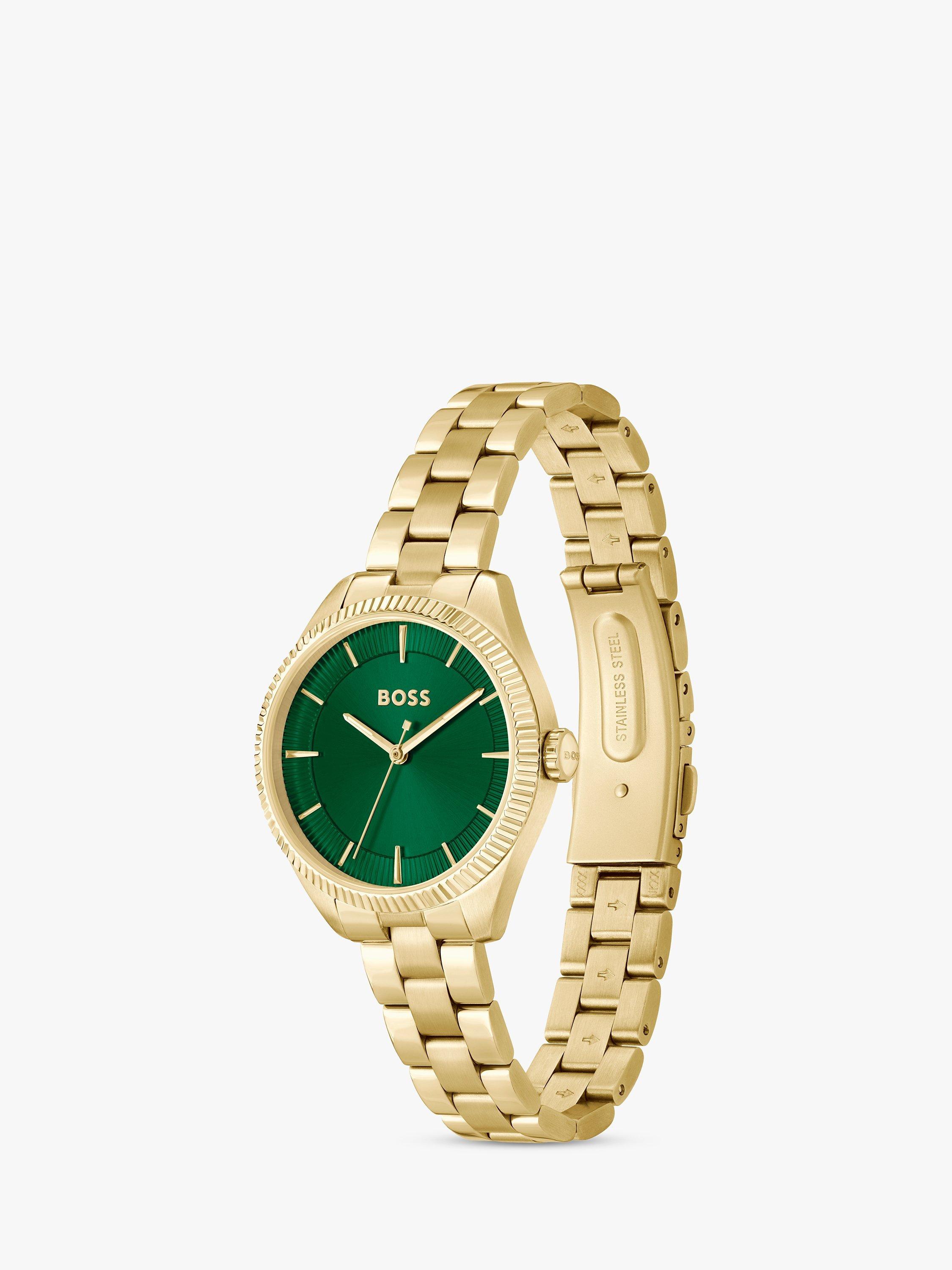 Product image 3 of 6, which shows HUGO BOSS Women's Sage Bracelet Strap Watch, Gold 1502729