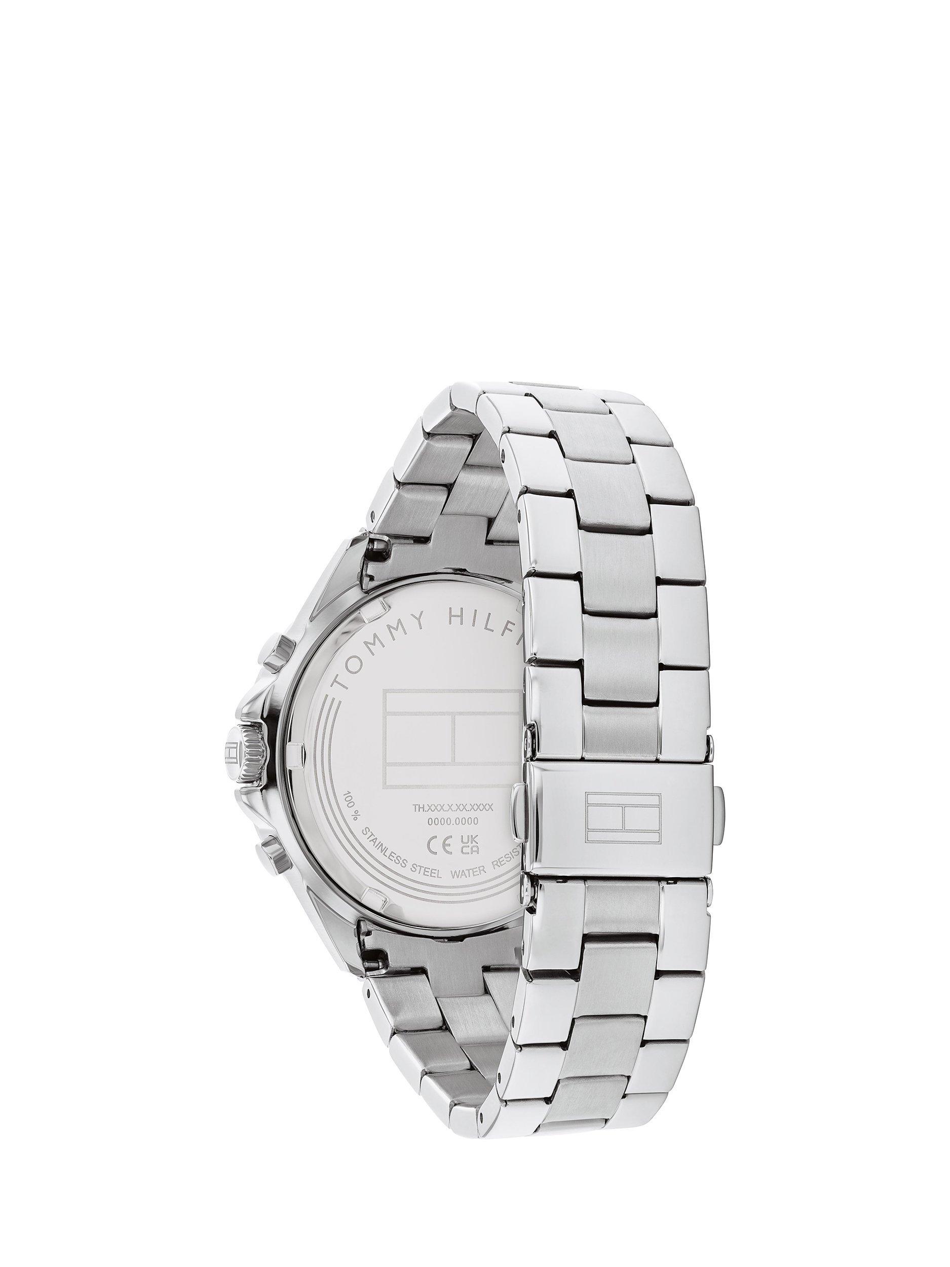 Product image 3 of 6, which shows Tommy Hilfiger Women's Sports Luxe Bracelet Strap Watch, Silver/White