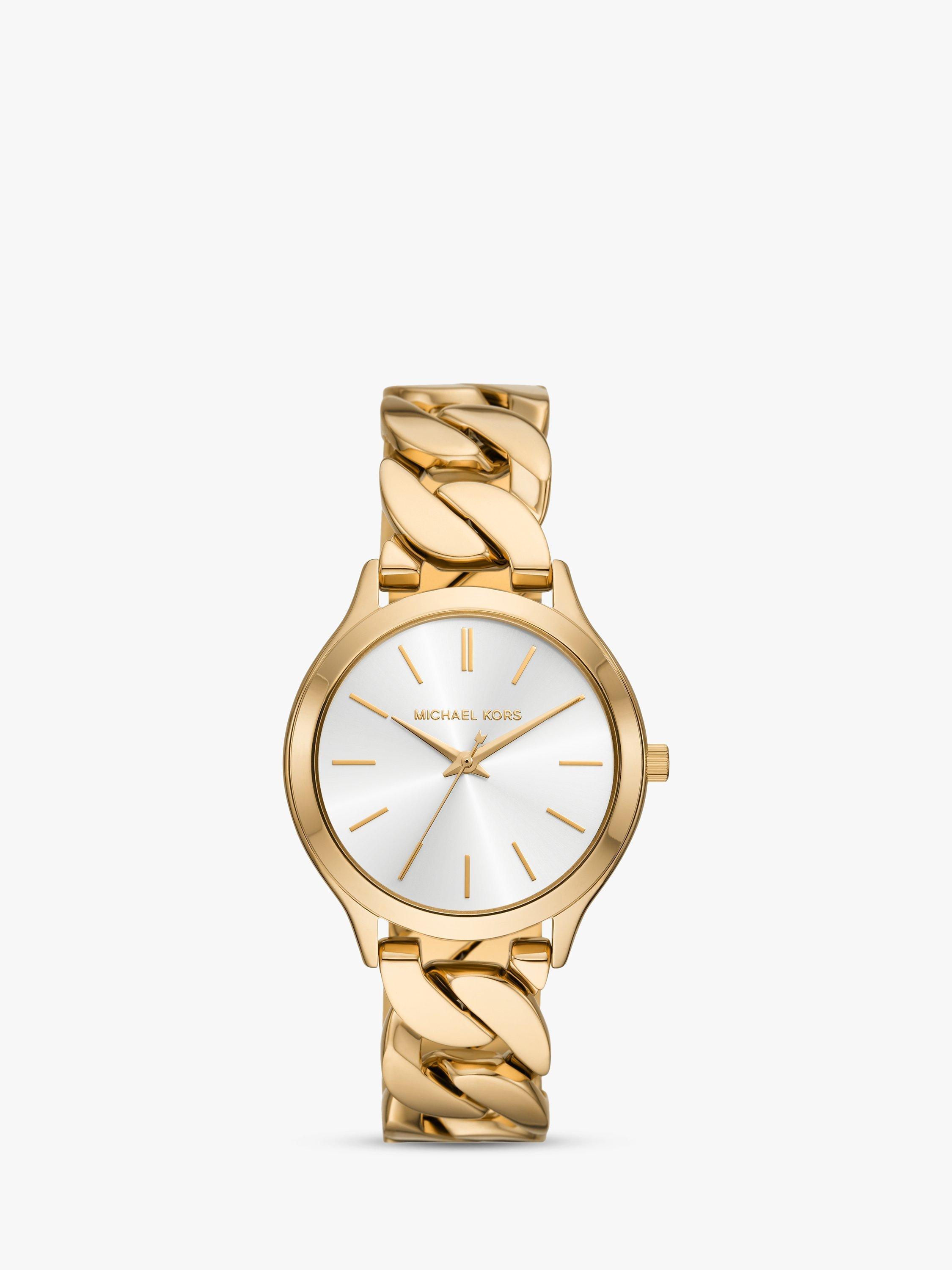 Michael kors runway watch silver deals