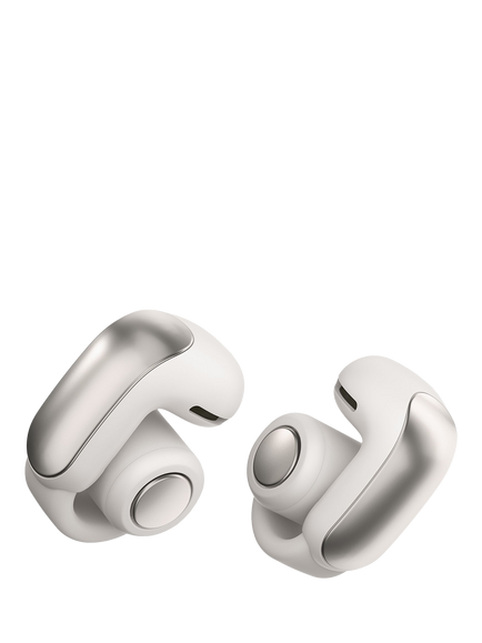 Bose Ultra Open Earbuds True Wireless Bluetooth In-Ear Headphones, White Smoke