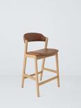 John Lewis Santino Bar Stool, Oak Bianco Oil/Cognac