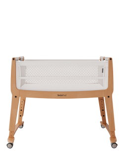 Snüz SnüzPod Studio Bedside Crib - view 2, Stockholm Natural