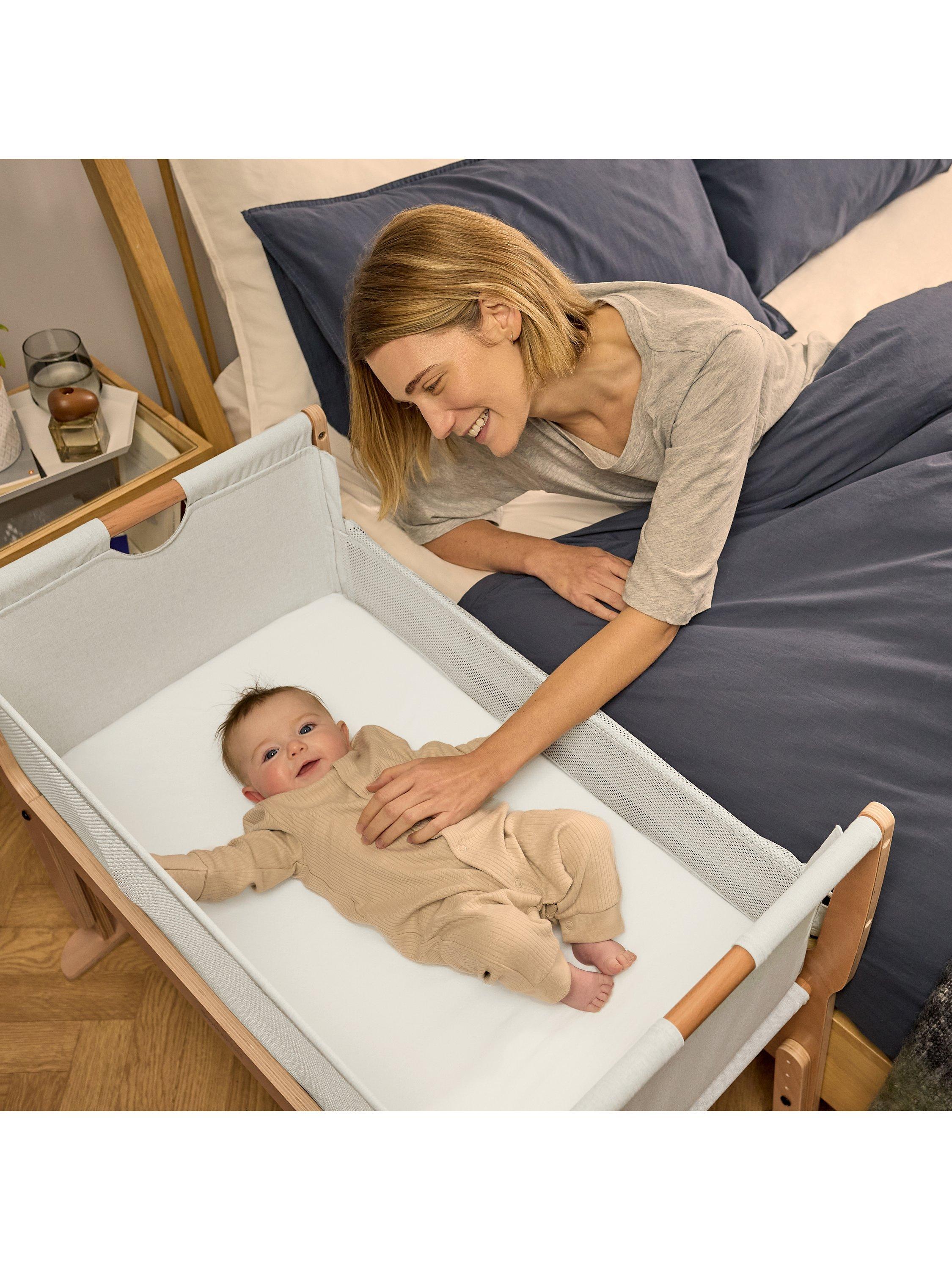 Snuz SnuzPod Studio Bedside Crib Stockholm Natural