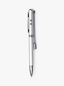 Kikkerland Spy Pen, Silver, Silver