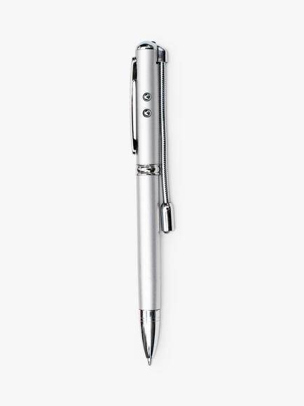 Kikkerland Spy Pen, Silver, Silver