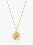 Olivia Burton Sun And Moon Pendant Necklace, Gold