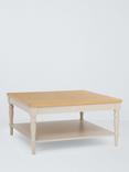 John Lewis Foxmoor Square Coffee Table, FSC-Certified, Oak/Cream