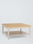 John Lewis Foxmoor Square Coffee Table, FSC-Certified, Oak/White