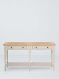 John Lewis Foxmoor Large Console Table, FSC-Certified, Oak/Cream