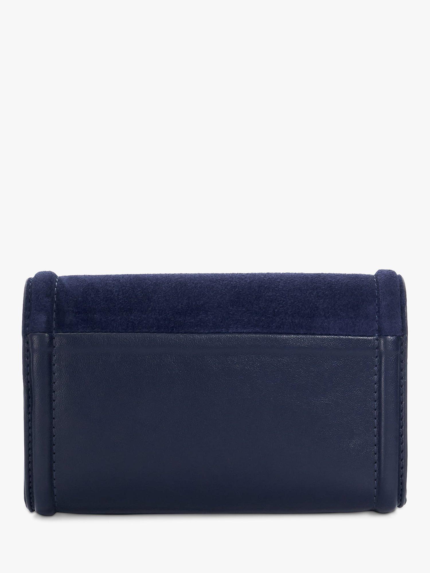 Dune navy clutch bag sale