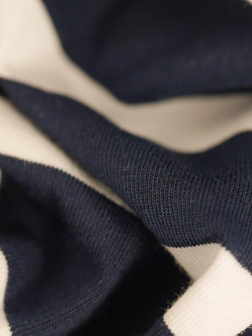 Montreux Fabrics Stripe Jersey Fabric, Navy/White