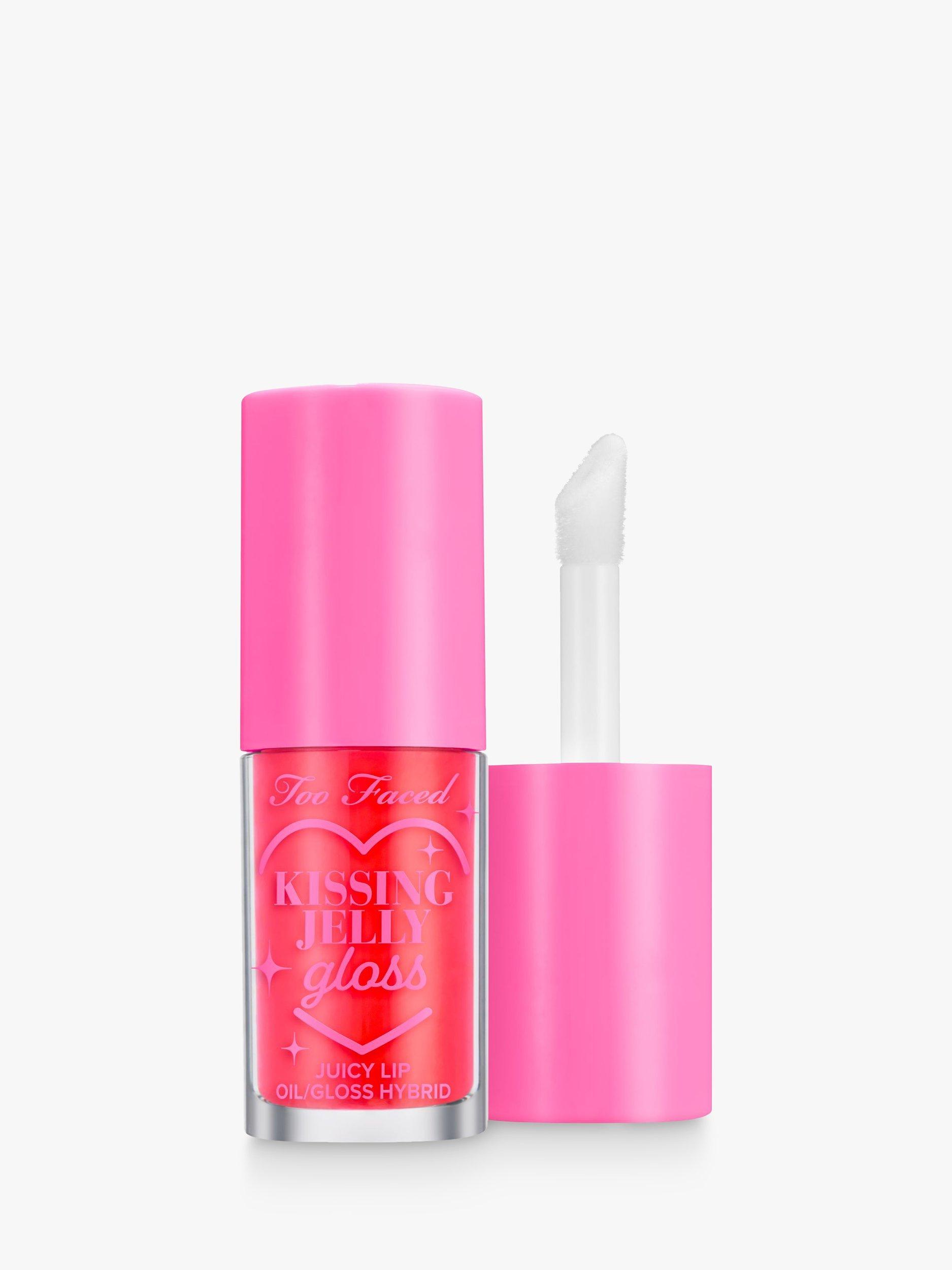 Product image 1 of 7, which shows Too Faced Kissing Jelly Lip Oil Gloss, Sour Watermelon