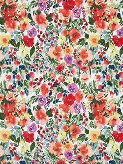 Peter Horton Textiles Lilac Leaves Cotton Fabric, Multi, Multi