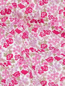 Peter Horton Textiles Pink Punch Florals Cotton Fabric - view 2, Pink