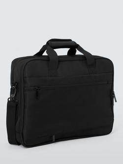 John Lewis Vienna Laptop Bag, Black - view 2, Black