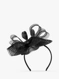 Jon Richard Loop Woven Occasion Hat, Black