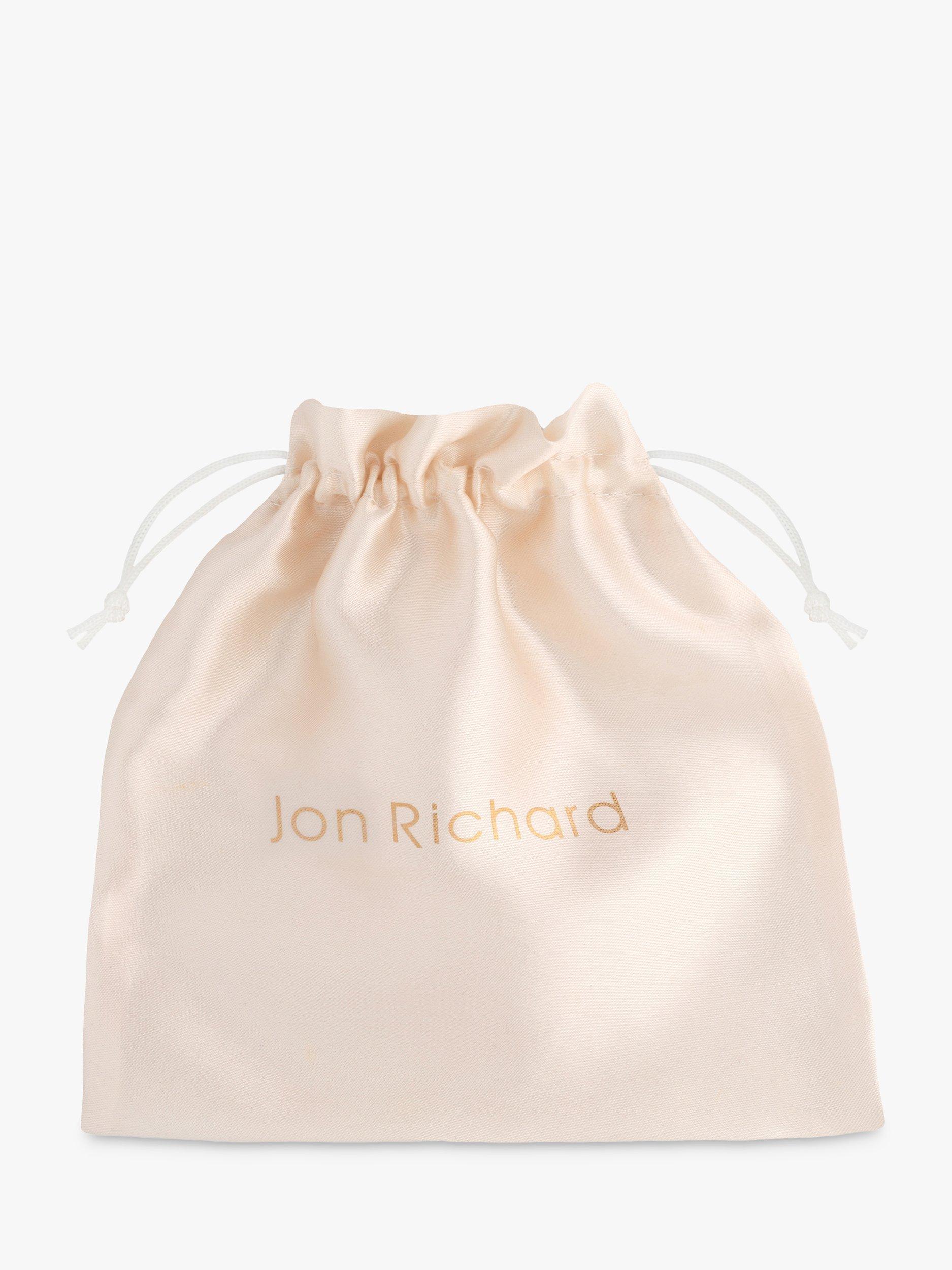 Product image 4 of 4, which shows Jon Richard Satin Bow Hair Clip, Natural