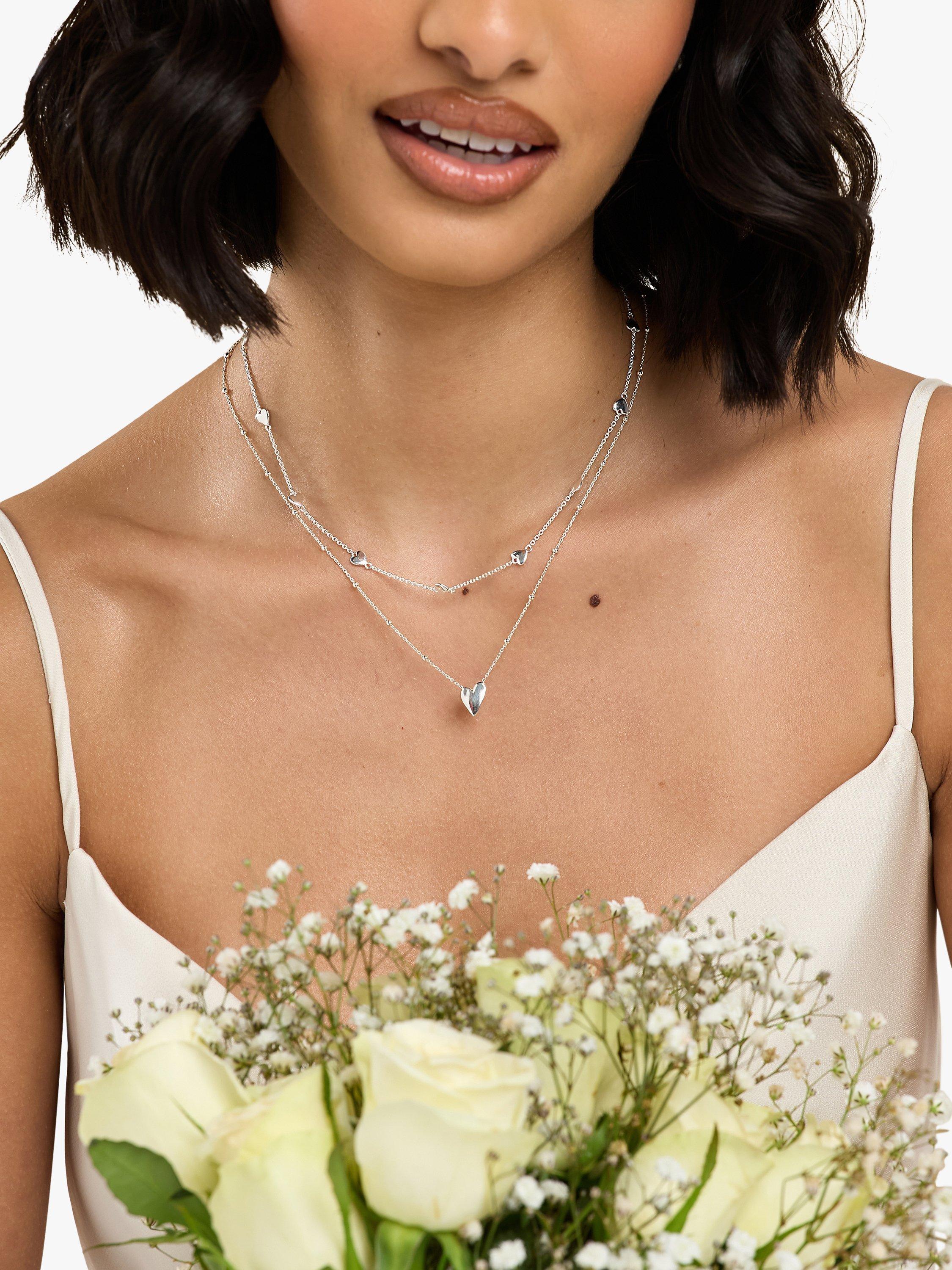 Product image 2 of 3, which shows Simply Silver Heart Pendant Necklace, Silver
