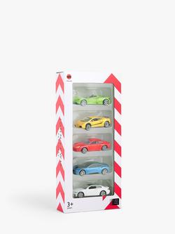 John Lewis Toy Cars, Pack of 5, Assorted, Multi