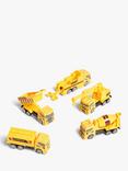 John Lewis Toy Construction Vehicles, Pack of 5, Yellow