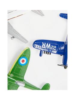 John Lewis Toy Planes, Pack of 3, Assorted - view 2, Multi