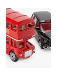 John Lewis Toy London Bus & Taxi Cab, Pack of 2, Assorted