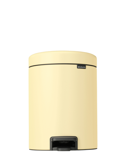 Brabantia newIcon Pedal Bin, 5L, Mellow Yellow