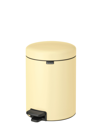 Brabantia newIcon Pedal Bin, 5L - view 2, Mellow Yellow