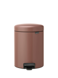 Brabantia newIcon Pedal Bin, 5L, Satin Taupe