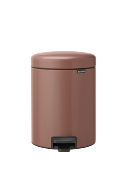 Brabantia newIcon Pedal Bin, 5L, Satin Taupe