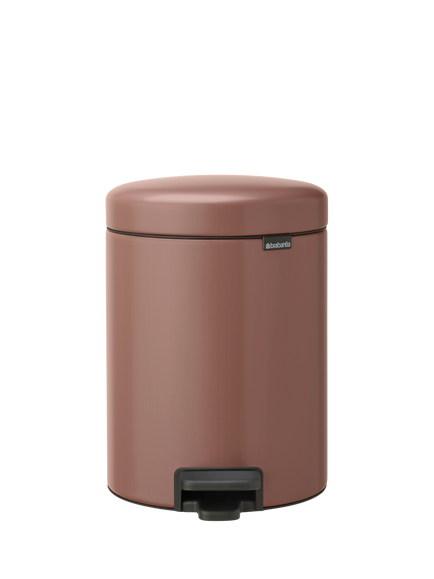 Brabantia newIcon Pedal Bin, 5L, Satin Taupe