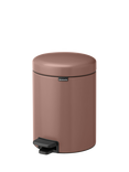 Brabantia newIcon Pedal Bin, 5L, Satin Taupe