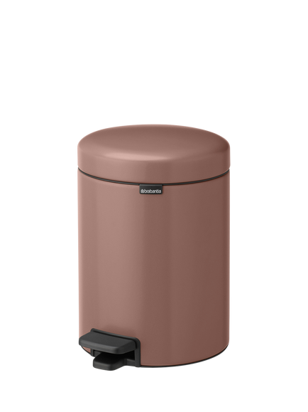 Brabantia newIcon Pedal Bin, 5L - view 2, Satin Taupe