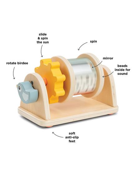 Done by Deer Wooden Spinner Activity Toy - view 2, Multi