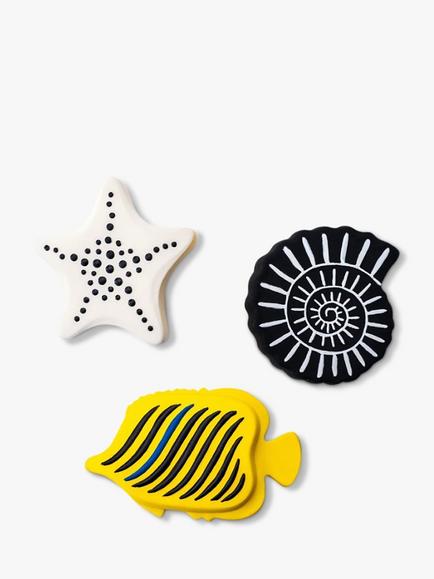 Etta Loves Animal Rubber Bath Toys, Pack of 3, Multi